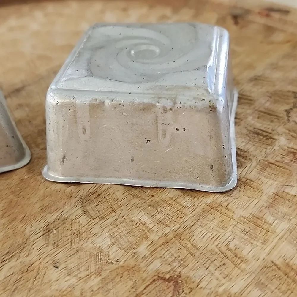2 Vintage Aluminum Molds